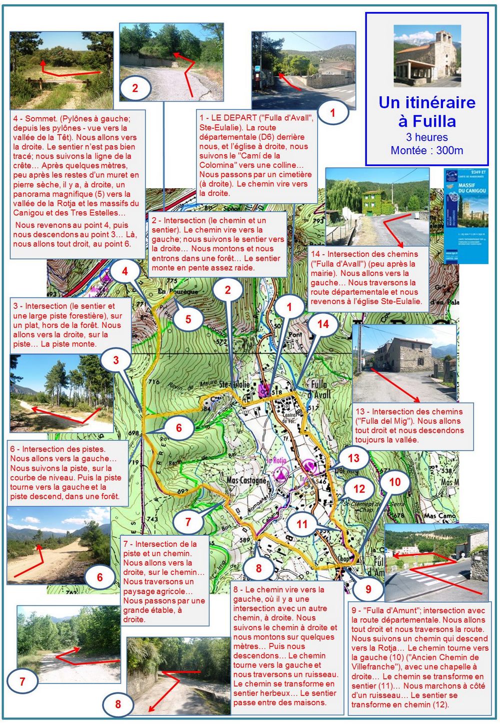 Itinéraire à Fuilla (itinéraire) carte